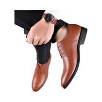 Sapatos Sociais Masculinos De Bico Fino Confortáveis De Tamanho Grande Para Escritório E Casamentos Sapatos Sociais Masculinos De Bico Fino Confortáveis De Tamanho Grande Para Escritório E Casamentos