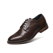 Sapatos Sociais Oxford Bruno Marc Infantil Masculino Marrom Escuro com Cadarço Tamanho 13 EUA Sapatos Sociais Oxford Bruno Marc Infantil Masculino Marrom Escuro com Cadarço Tamanho 13 EUA