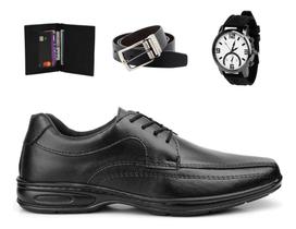 Sapatos Social Leve Sola Ortopedica Atacador + Kits Da Foto Sapatos Social Leve Sola Ortopedica Atacador + Kits Da Foto