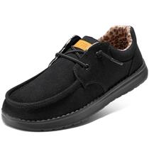 Sapatos STQ Slip On Boat - Mocassins Ortopédicos Femininos - Preto - Tamanho 37