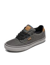 Sapatos Vans Atwood Deluxe, de cano baixo, modernos, masculinos, cinza escuro Sapatos Vans Atwood Deluxe, de cano baixo, modernos, masculinos, cinza escuro