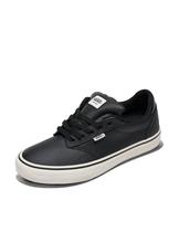 Sapatos Vans Atwood Deluxe, de cano baixo, modernos, masculinos, pretos