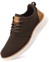 Sapatos VILOCY Slip On, vestido casual, tênis masculino, marrom, tamanho 29