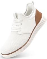 Sapatos VILOCY Slip On, vestido casual, tênis modernos, masculinos, brancos Sapatos VILOCY Slip On, vestido casual, tênis modernos, masculinos, brancos