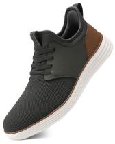 Sapatos VILOCY Slip On, vestido casual, tênis modernos, masculinos, verdes
