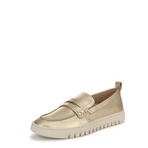 Sapatos Vionic Uptown Couro Dourado Médio Feminino