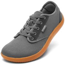 Sapatos VNANV Barefoot Walking Wide Toe Box para homens cinza/gengiva