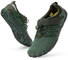 Sapatos WHITIN Minimalist Barefoot Trail Running femininos verdes 37