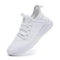 Sapatos WYGRQBN, moda feminina, tênis de corrida, brancos, tamanho 8
