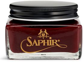 SAPHIR Pommadier Cream 75 ml de couro natural esmalte vermelho