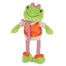 Sapo de Pelúcia Pernoca Verde 35 cm Antialérgico