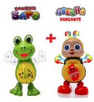 Sapo E Abelha Dançarinos Interativos Para Crianças - DM Toys