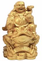 Sapo Sorte Fortuna Kaeru Feng Shui Com Buda Prosperidade