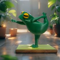 Sapo zen yoga meditação miniatura decoração Sapo zen yoga meditação miniatura decoração