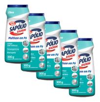 Sapólio Radium Em Pó Cloro 300g Kit 5 Sapólio Radium Em Pó Cloro 300g Kit 5