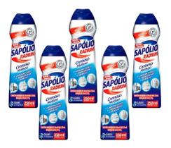 Saponáceo Sapólio Radium Cremoso 250ml Bombril Kit 5