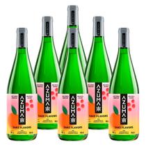 Saquê Azuma Tangerina e Pimenta Rosa Sake 740ml 6 Unidades Saquê Azuma Tangerina e Pimenta Rosa Sake 740ml 6 Unidades
