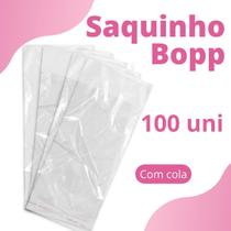 Saquinho Bopp Com Cola - 8x5 - Pacote Com 100 Unidades - Nybc