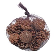 Saquinho Com Pinhas Marrom - 200g - 1 unidade - Cromus - Rizzo Saquinho Com Pinhas Marrom - 200g - 1 unidade - Cromus - Rizzo