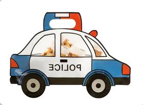 Saquinho de Carro de Polícia com Fechador Hermético