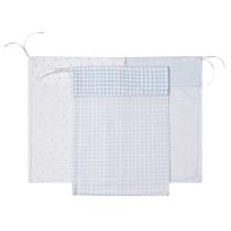 Saquinho De Maternidade Bordados Papi Azul Com 03 Un