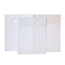 Saquinho De Maternidade Bordados Papi Verde Com 03 Un
