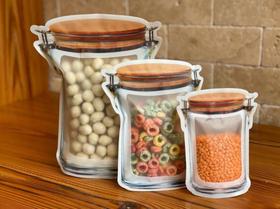 Saquinho de organização hermético comida saudavél 3d - Rota do Click Saquinho de organização hermético comida saudavél 3d - Rota do Click