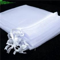 Saquinho de organza com fita cetim 9x12 - 100 unidades