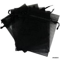 Saquinho de organza Fita Cetim 20x30 cor Preto 300 Unidades Saquinho de organza Fita Cetim 20x30 cor Preto 300 Unidades