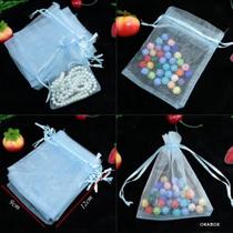 Saquinho De Organza Tule 9X12 Fita Cetim (200 Und) Saquinho De Organza Tule 9X12 Fita Cetim (200 Und)