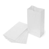 Saquinho de Papel Branco 9x6x18cm - 24 Unidades - Artlille - Saquinho de Papel Branco 9x6x18cm - 24 Unidades - Artlille -
