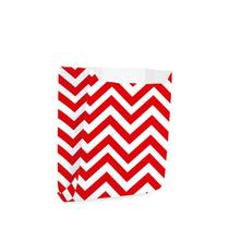 Saquinho de Papel para Mini Pizza e Hambúrguer M 10x10,5x4cm - Missoni Vermelho - 50 unidades - Cromus - Rizzo Festas Saquinho de Papel para Mini Pizza e Hambúrguer M 10x10,5x4cm - Missoni Vermelho - 50 unidades - Cromus - Rizzo Festas