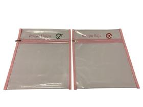 Saquinho De Roupa Suja E Limpa Para Creche, Escola, Kit 2 Un Saquinho De Roupa Suja E Limpa Para Creche, Escola, Kit 2 Un