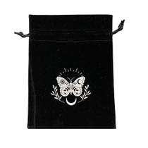 Saquinho de Veludo para Baralhos e Itens Mágicos - Borboleta