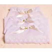 Saquinho Maternidade para Roupinhas Amarelo 03 Peças