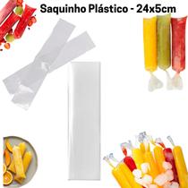 Saquinho Para Geladinho Gourmet com 1.000 unid, Gelinho, Sacolé 5x24cm