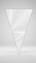 Saquinho Plástico Cone Transparente 14x23cm C/400und Saquinho Plástico Cone Transparente 14x23cm C/400und