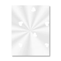 Saquinho transparente love branco 10x14cm com 100 unidades
