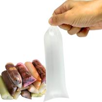Saquinhos 24x6 cm para Geladinho, Dindin e Sacolé Práticos e Resistentes