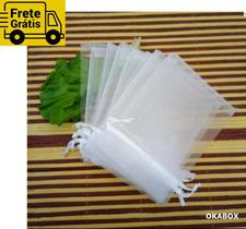 Saquinhos De Organza Branco 9x12-lembrancinha-casamento-batizado-aniversario 300pc Saquinhos De Organza Branco 9x12-lembrancinha-casamento-batizado-aniversario 300pc