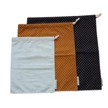 Saquinhos multiuso reutilizáveis de algodão