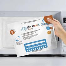 Saquinhos para Esterilizar no Micro-ondas com 6 peças Multikids Baby - BB157 Saquinhos para Esterilizar no Micro-ondas com 6 peças Multikids Baby - BB157