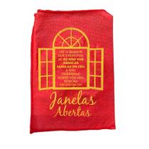 Saquitel TNT Janelas Abertas Vermelho - 50 Unidades
