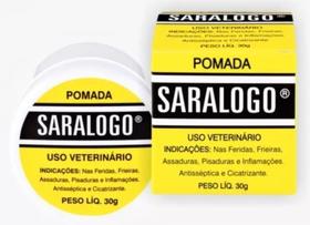 Saralogo Pomada Cicatrizante Cães e Gatos Saralogo Pomada Cicatrizante Cães e Gatos