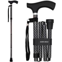 Sarau dobrável ajustável Walking Cane Switch Sticks Sarau dobrável ajustável Walking Cane Switch Sticks