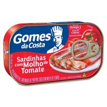 Sardinha com Molho de Tomate Gomes da Costa 125g Sardinha com Molho de Tomate Gomes da Costa 125g