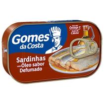 Sardinha Gomes da Costa em Óleo Sabor Defumado 125g - Embalagem com 50 Unidades Sardinha Gomes da Costa em Óleo Sabor Defumado 125g - Embalagem com 50 Unidades