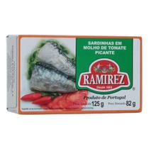 Sardinhas em Molho de Tomate Picante Ramirez 125g Sardinhas em Molho de Tomate Picante Ramirez 125g