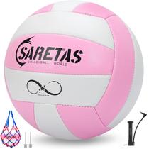 Saretas de voleibol tamanho 5 oficiais para meninas com bomba e agulhas Saretas de voleibol tamanho 5 oficiais para meninas com bomba e agulhas