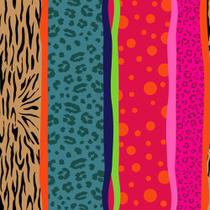 Sarja Impermeável Estampada Animal Print 50x150cm